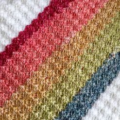 Crochet Rainbow Cushion Covers 5