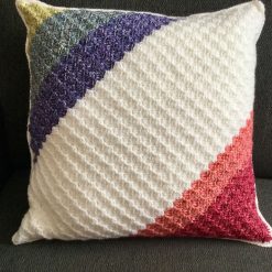 Crochet Rainbow Cushion Covers 3