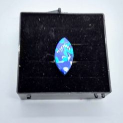 handmade marbled polymer clay adjustable ring in blue 3 handmade marbled polymer clay adjustable ring in blue 3