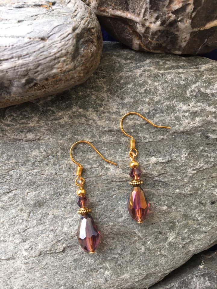 Glamour Glass Drop Earrings Glamour Glass Drop Earrings