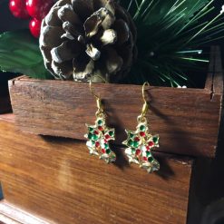 Festive Enameled Bells Earrings