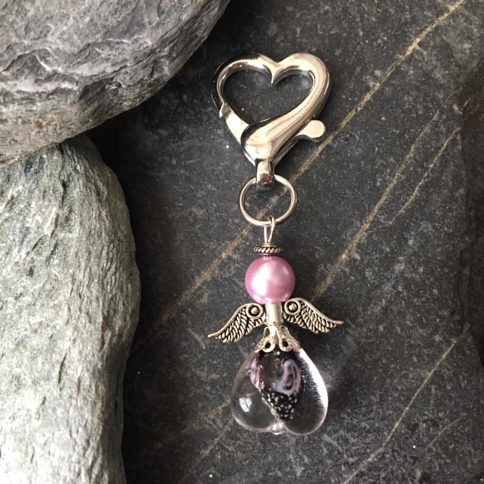Guardian Angel Charm Keyring Guardian Angel Charm Keyring