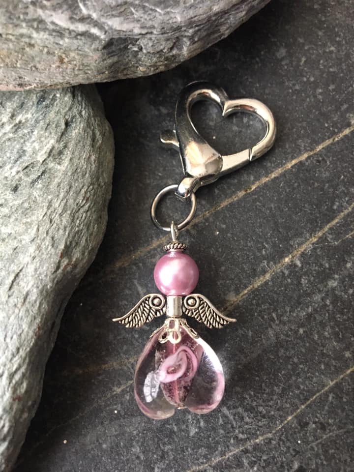 Guardian Angel Charm Keyring Guardian Angel Charm Keyring