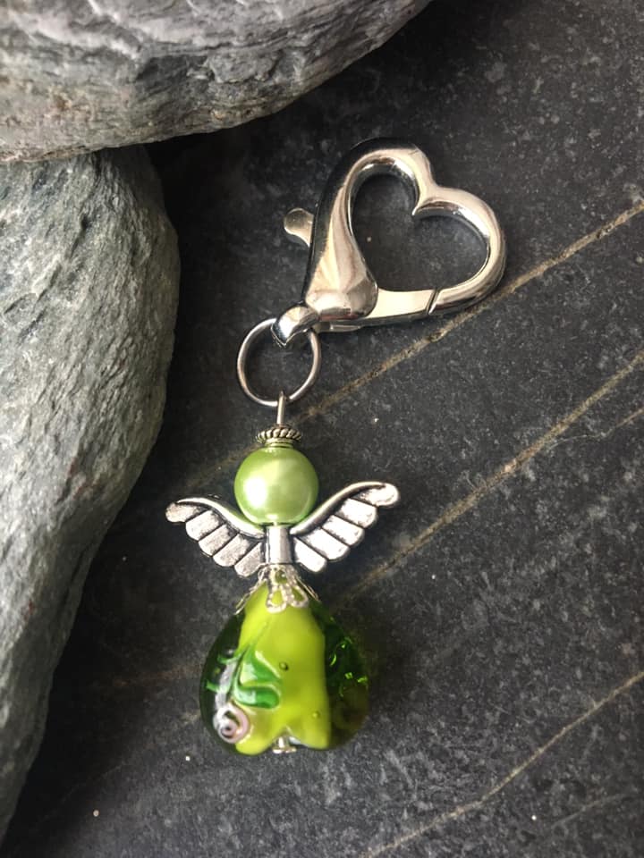 Guardian Angel Charm Keyring Guardian Angel Charm Keyring