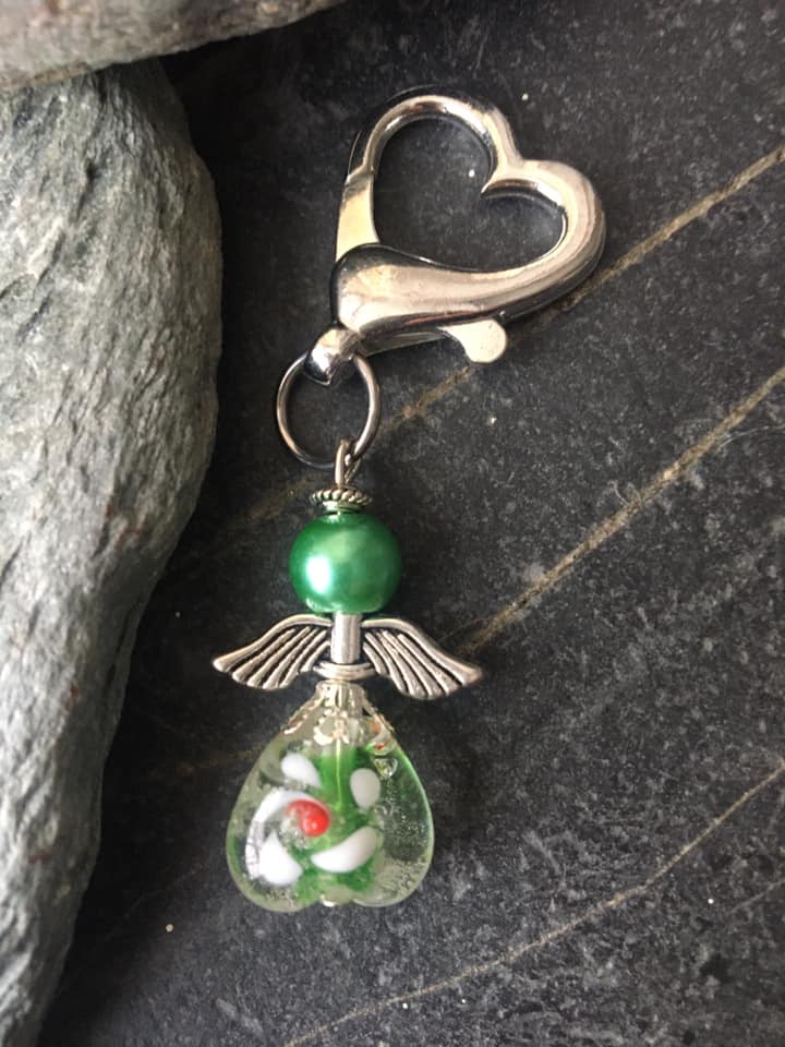 Guardian Angel Charm Keyring Guardian Angel Charm Keyring