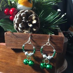 Festive Jingle Bells Hoop Earrings