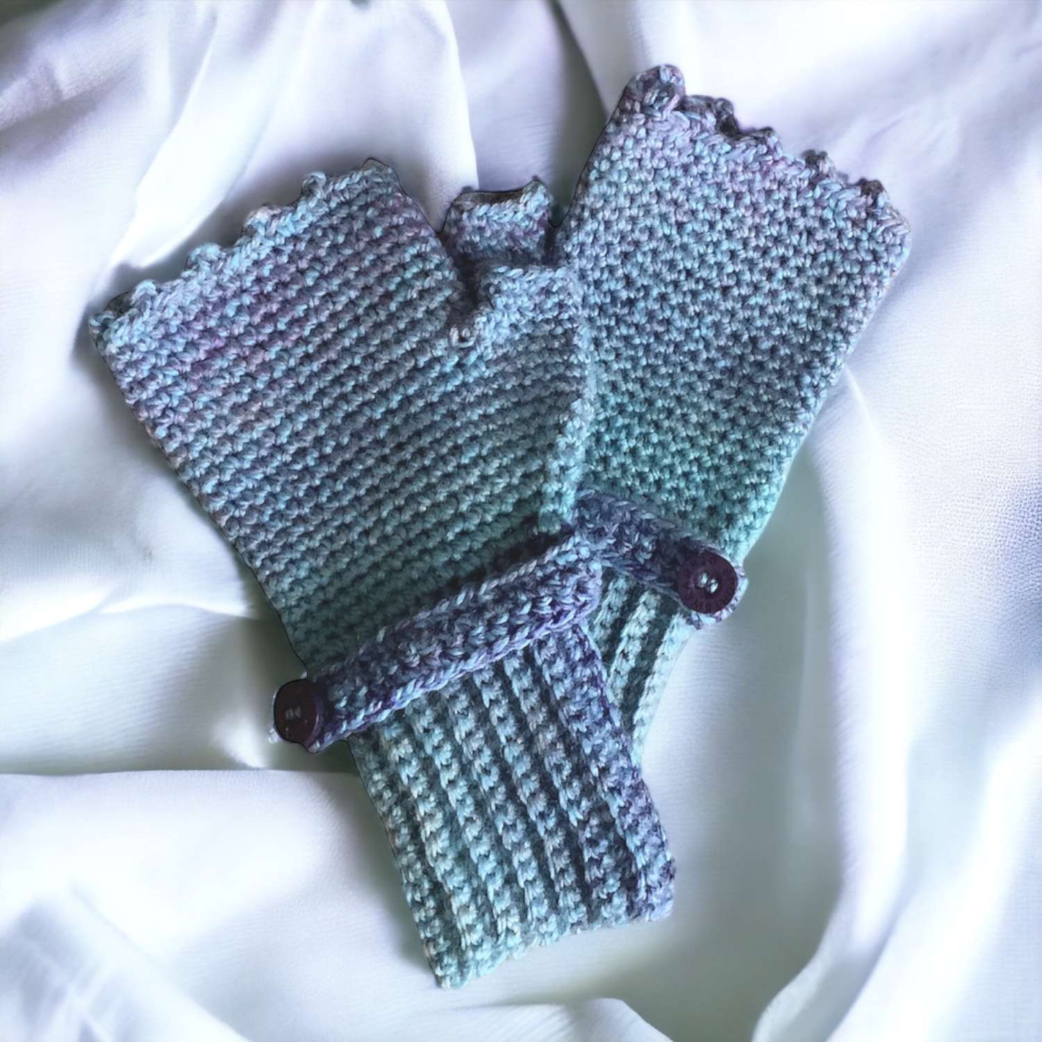 Crocheted Fingerless Gloves Crocheted Fingerless Gloves