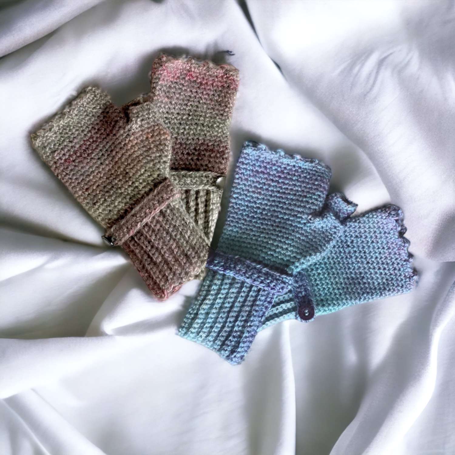Crocheted Fingerless Gloves Crocheted Fingerless Gloves