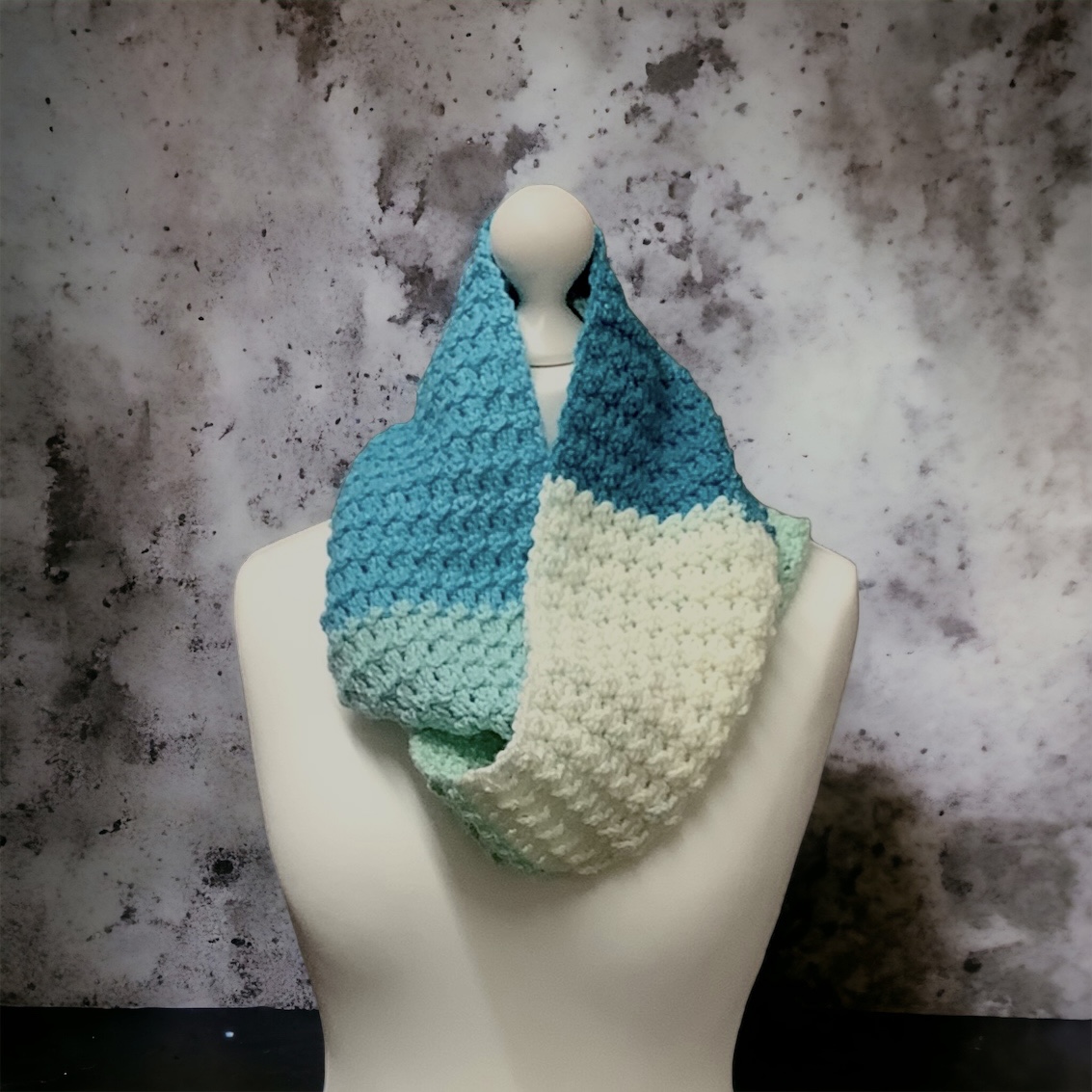 Block Colour Infinity Scarf Block Colour Infinity Scarf