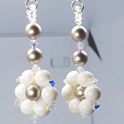 Swarovski Crystal Pearl Flower Jewellery Set – Necklace, Bracelet & Earrings 16 Swarovski Crystal Pearl Flower Jewellery Set – Necklace, Bracelet & Earrings 35
