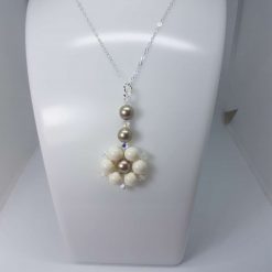 Swarovski Crystal Pearl Flower Jewellery Set – Necklace, Bracelet & Earrings 1 Swarovski Crystal Pearl Flower Jewellery Set – Necklace, Bracelet & Earrings 20