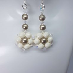Swarovski Crystal Pearl Flower Jewellery Set – Necklace, Bracelet & Earrings 4 Swarovski Crystal Pearl Flower Jewellery Set – Necklace, Bracelet & Earrings 23
