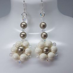 Swarovski Crystal Pearl Flower Jewellery Set – Necklace, Bracelet & Earrings 9 Swarovski Crystal Pearl Flower Jewellery Set – Necklace, Bracelet & Earrings 28