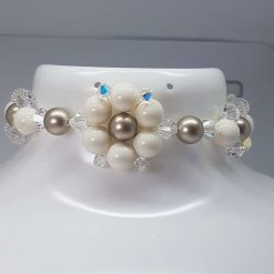 Swarovski Crystal Pearl Flower Jewellery Set – Necklace, Bracelet & Earrings 8 Swarovski Crystal Pearl Flower Jewellery Set – Necklace, Bracelet & Earrings 27