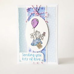 Sending you lots of love greeting card