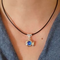 Blue Fish Pendant Necklace