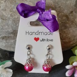 Multi coloured pearl jewellery set