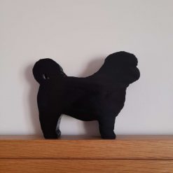 Dog silhouette ornaments 3 Dog silhouette ornaments 3