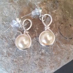 Pearl Glass Earrings 2 Pearl Glass Earrings 2
