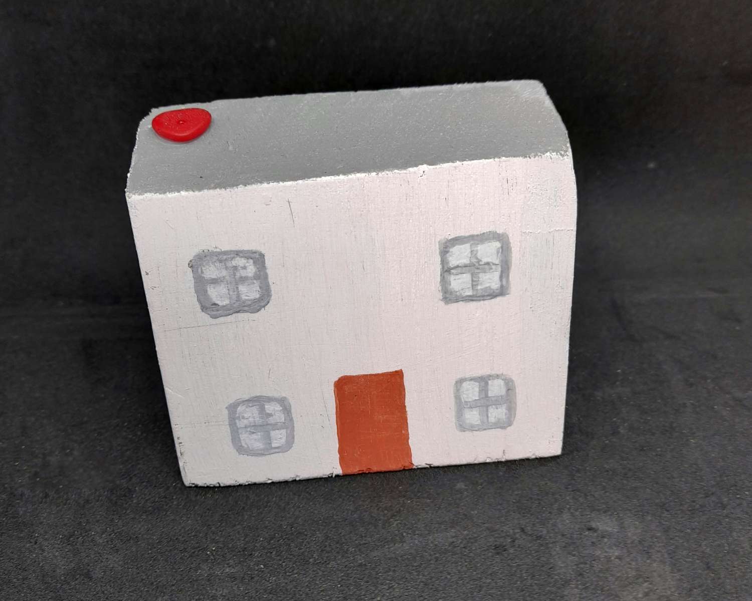 Ornaments - Handmade painted little houses reclaimed wood Ornaments - Handmade painted little houses reclaimed wood