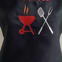 Personalised Embroidered BBQ Apron 1 Personalised Embroidered BBQ Apron 1