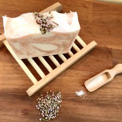 A Pink Lavender Salt Soap