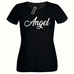 Angel t shirt, Ladies Fitted t shirt, Women's Slogan Tee Shirt 1 Angel t shirt, Ladies Fitted t shirt, Women's Slogan Tee Shirt 1