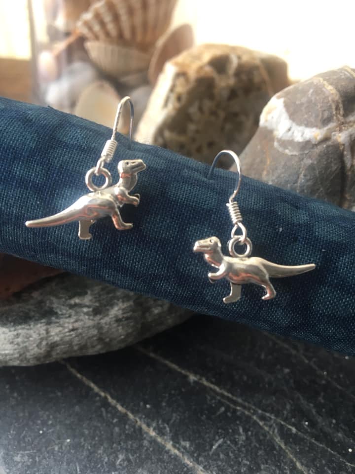Earrings-Dinosaur-T-Rex Earrings-Dinosaur-T-Rex