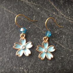 Earrings-Verbena Blue 1