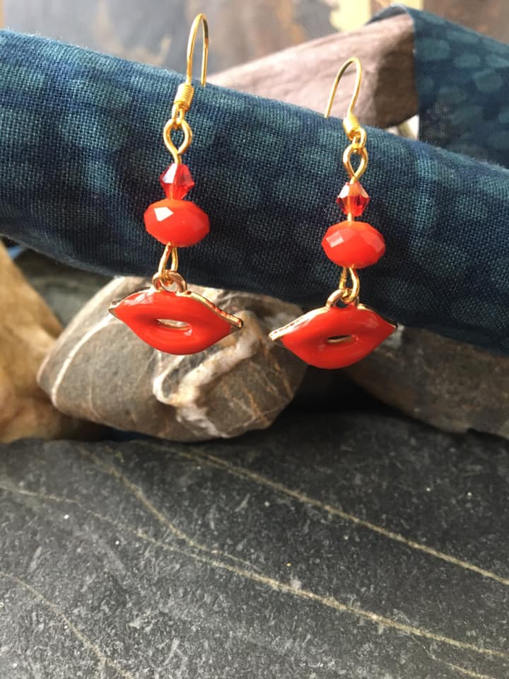 Earrings-Hot Lips! Earrings-Hot Lips!
