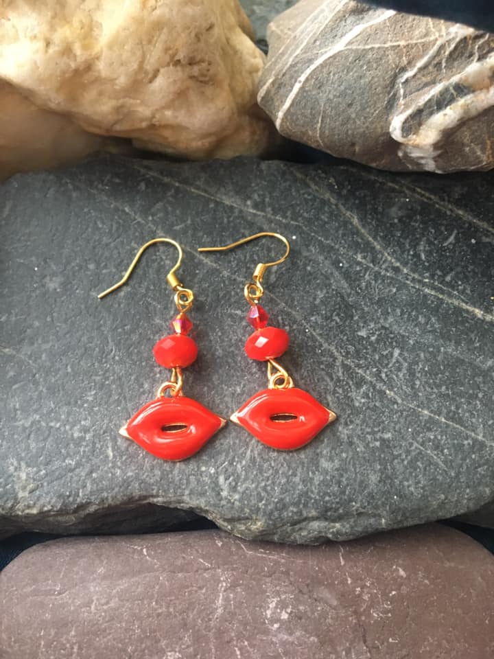 Earrings-Hot Lips! Earrings-Hot Lips!