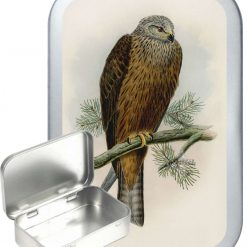 Kite Hinged Tin, Pocket Tin, Pill Tin, Sewing Tin, Storage Tin, 50ml Tin