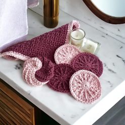 Grey and White Cotton Spa Set