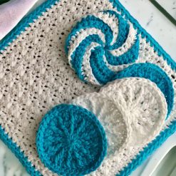Grey and White Cotton Spa Set