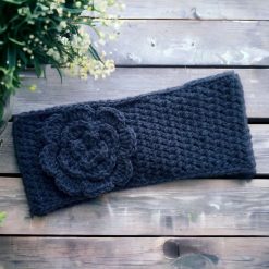 Flower Detail Crochet Headband/Ear Warmer 1