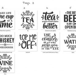 Acrylic or Slate Coasters 2 Acrylic or Slate Coasters 2