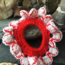 Hair Scrunchie-Hand Crochet-Wavy Daisy