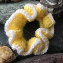 Hair Scrunchie-Crochet Small Ruffle