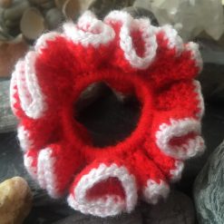 Hair Scrunchie-Crochet Ruffle 1 Hair Scrunchie-Crochet Ruffle 1