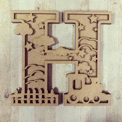 Gamers personalised hand painted Letter/Initial wall plaque 27