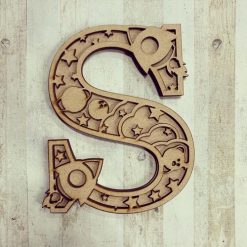 Gamers personalised hand painted Letter/Initial wall plaque 23