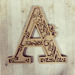 Gamers personalised hand painted Letter/Initial wall plaque 18