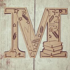 School personalised hand painted Letter/Initial wall plaque