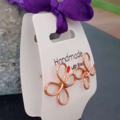 Copper Flower Stud Earrings 5 Copper Flower Stud Earrings 5