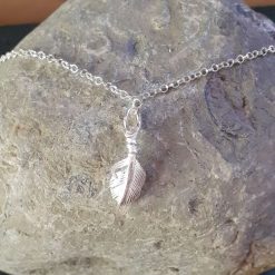 Sterling Silver Feather Necklace 1 Sterling Silver Feather Necklace 1