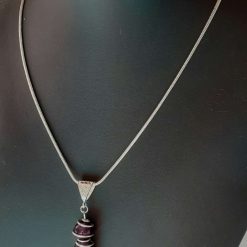 Wire wrap sterling silver necklace 3 Wire wrap sterling silver necklace 3