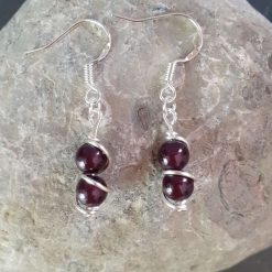 Wire Wrapped Black Sterling Silver Jewellery Set 9 Wire Wrapped Black Sterling Silver Jewellery Set 9