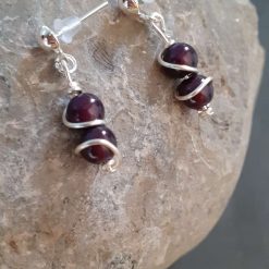 Wire Wrapped Black Sterling Silver Jewellery Set 15 Wire Wrapped Black Sterling Silver Jewellery Set 15