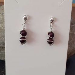 Wire Wrapped Black Sterling Silver Jewellery Set 13 Wire Wrapped Black Sterling Silver Jewellery Set 13