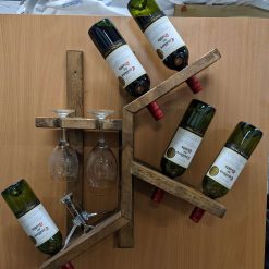 5 Bottle wine rack